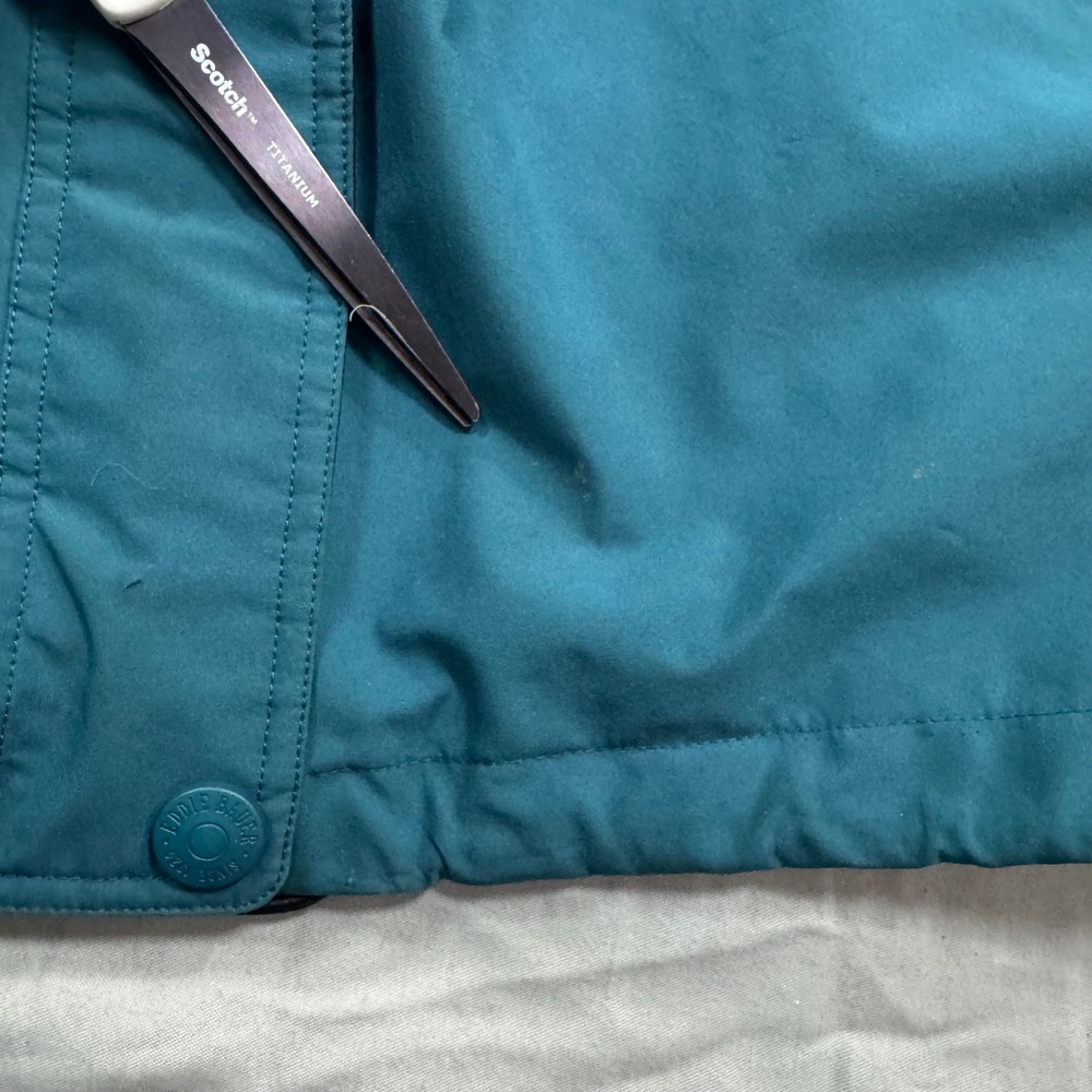 VTG Eddie Bauer Gore-Tex Mountain Parka Hoode Jacket Teal Blue Womens M Gorpcore - Picture 12 of 15